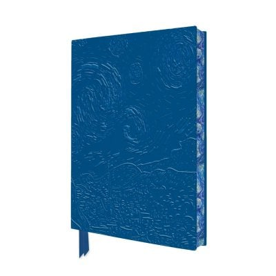 Flame Tree Van Gogh Starry Night Embossed Notebook