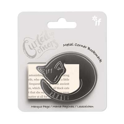 IF Curled Up Corners Bookmark, Cosy Cat
