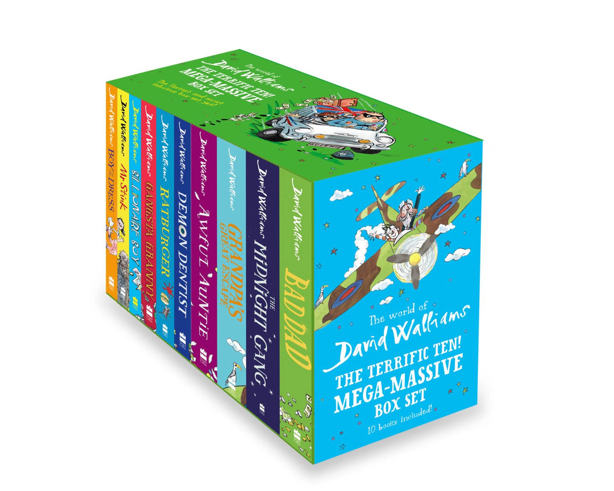 The Terrific Ten: Mega-Massive Box Set by David Walliams; 9780008363581