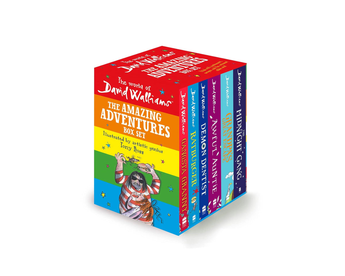 The World of David Walliams: The Amazing Adventures Box Set by HarperCollins Publishers; 9780008460990