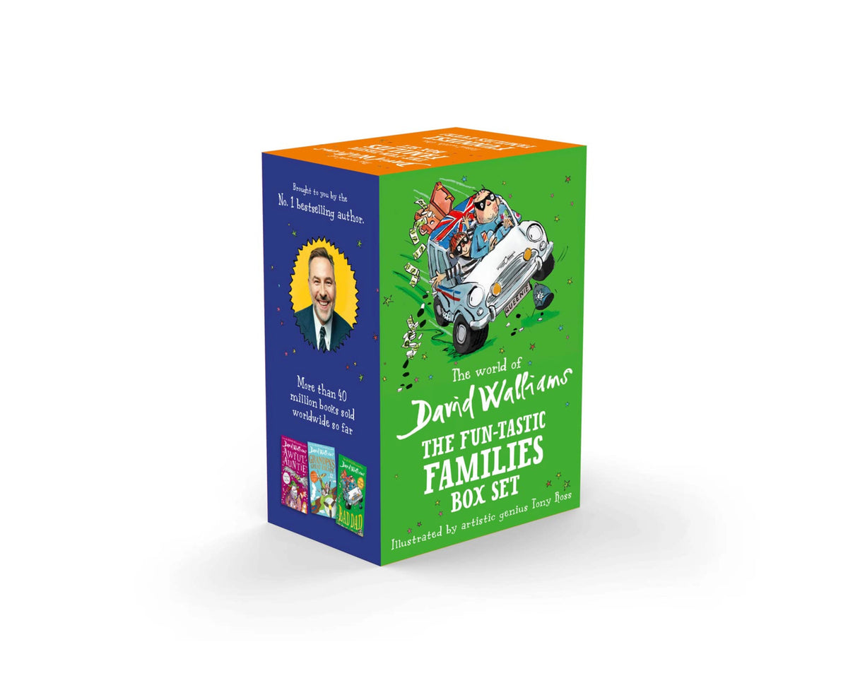 The World of David Walliams: Fun-Tastic Families Box Set by David Walliams; 9780008525231