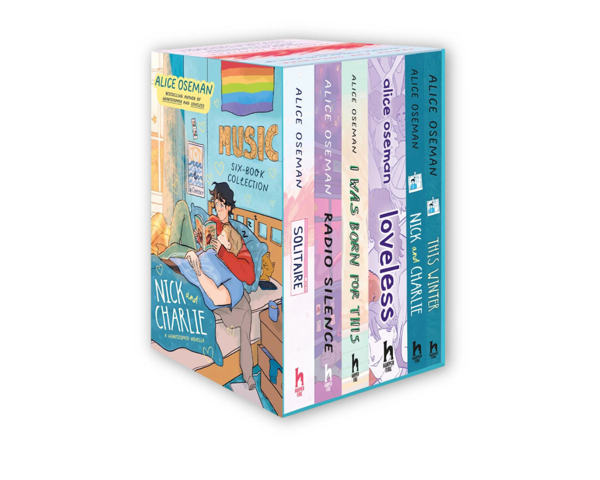 Alice Oseman Six-Book Collection Box Set (Solitaire, Radio Silence, I Was Born For This, Loveless, Nick and Charlie, This Winter) by Alice Oseman; 9780008669652