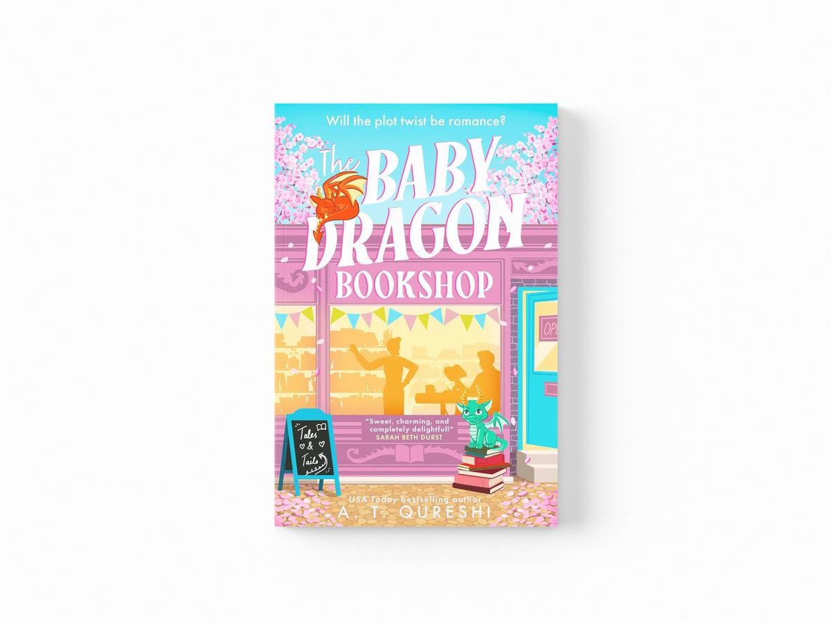 The Baby Dragon Bookshop by A. T. Qureshi; 9780008742966