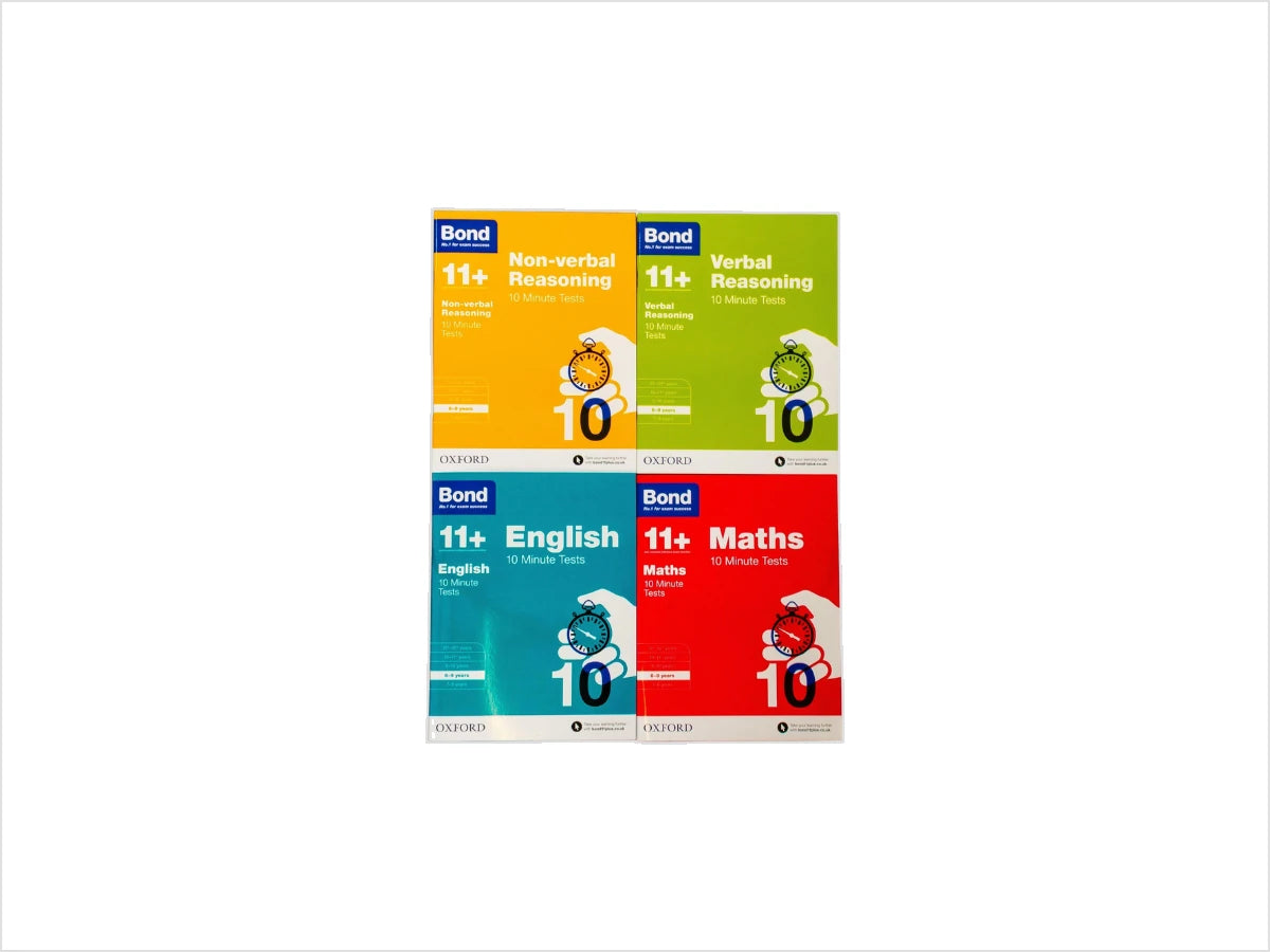 Bond 11+ 10 Minute Tests Bundle with Answer Support 8-9 years (for GL Assessment & other 11 plus exams)