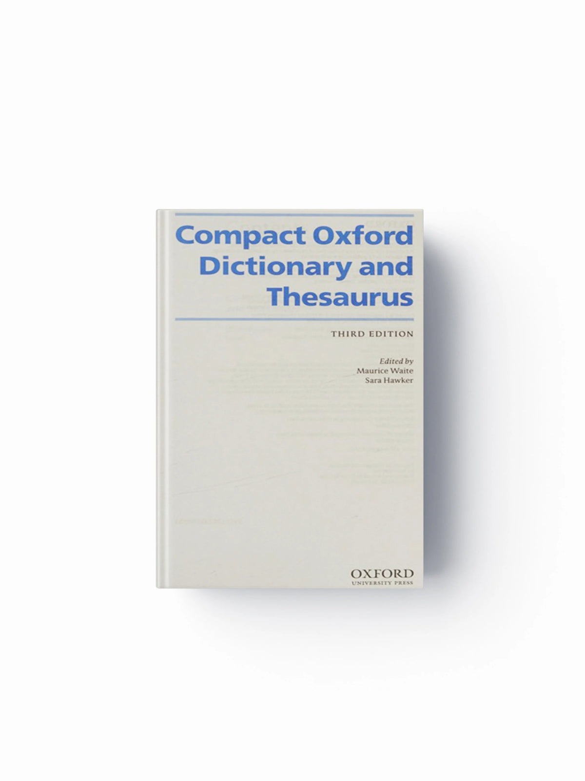 Compact Oxford Dictionary & Thesaurus by Oxford Languages; 9780199558476