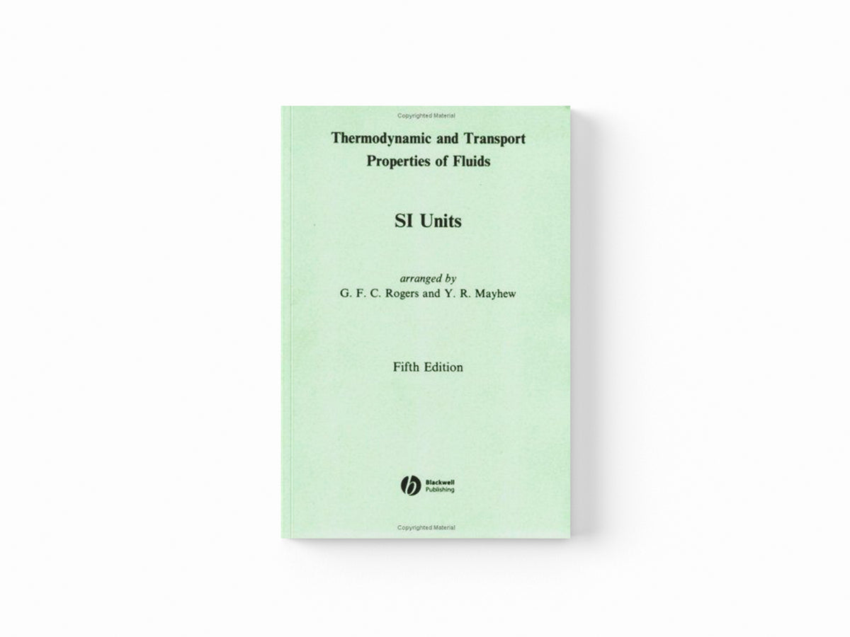 Thermodynamic and Transport Properties of Fluids by G. F. C. Rogers; Y. R. Mayhew; 9780631197034