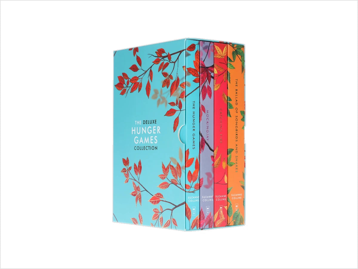 The Deluxe Hunger Games 4 Books Collection Box Set Includes Hunger Games, Catching Fire, Mockingjay & Ballad of Songbirds and Snakes - Ages 13+
