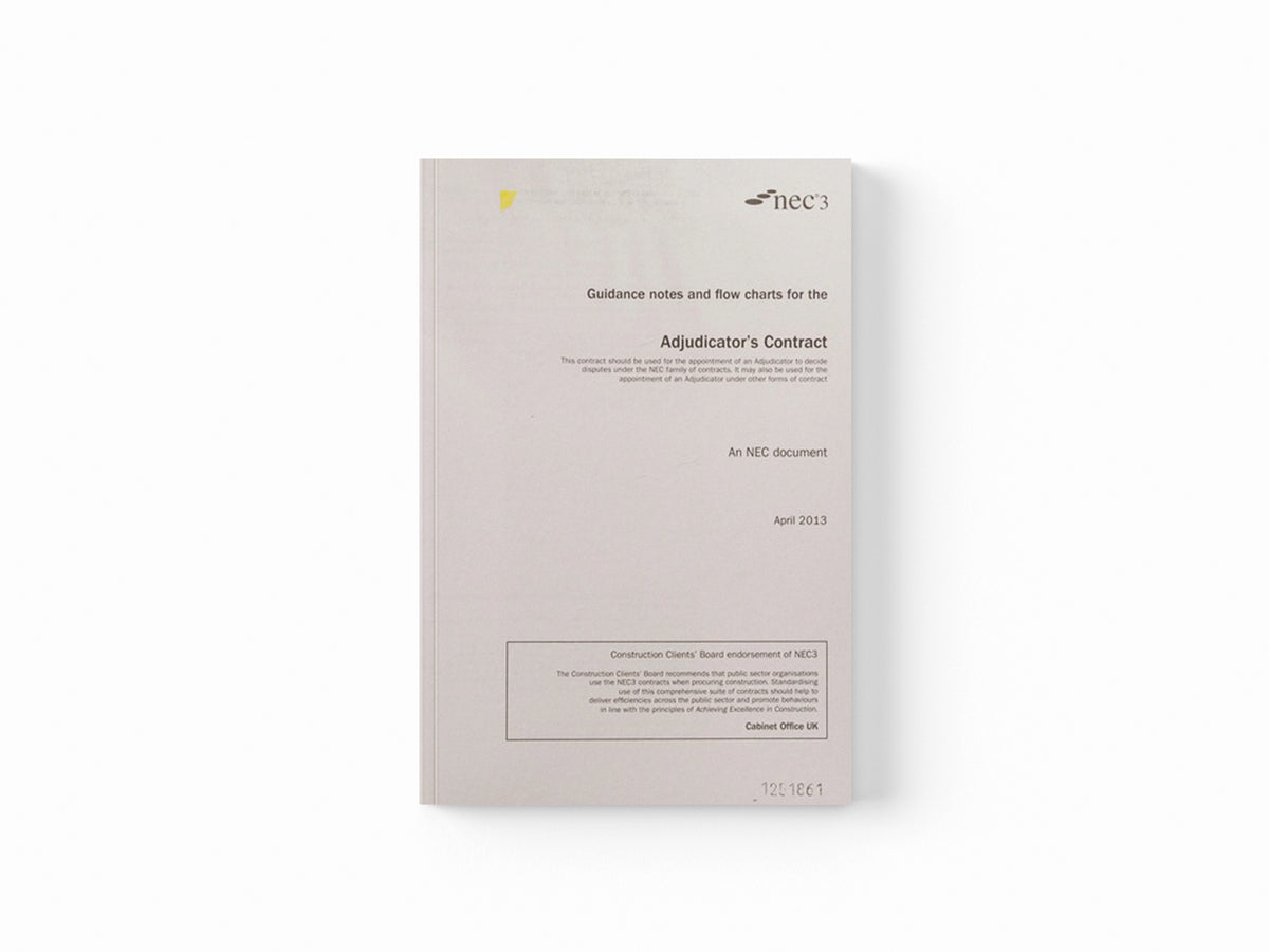 NEC3 Engineering and Construction Contract Guidance Notes; 9780727759030