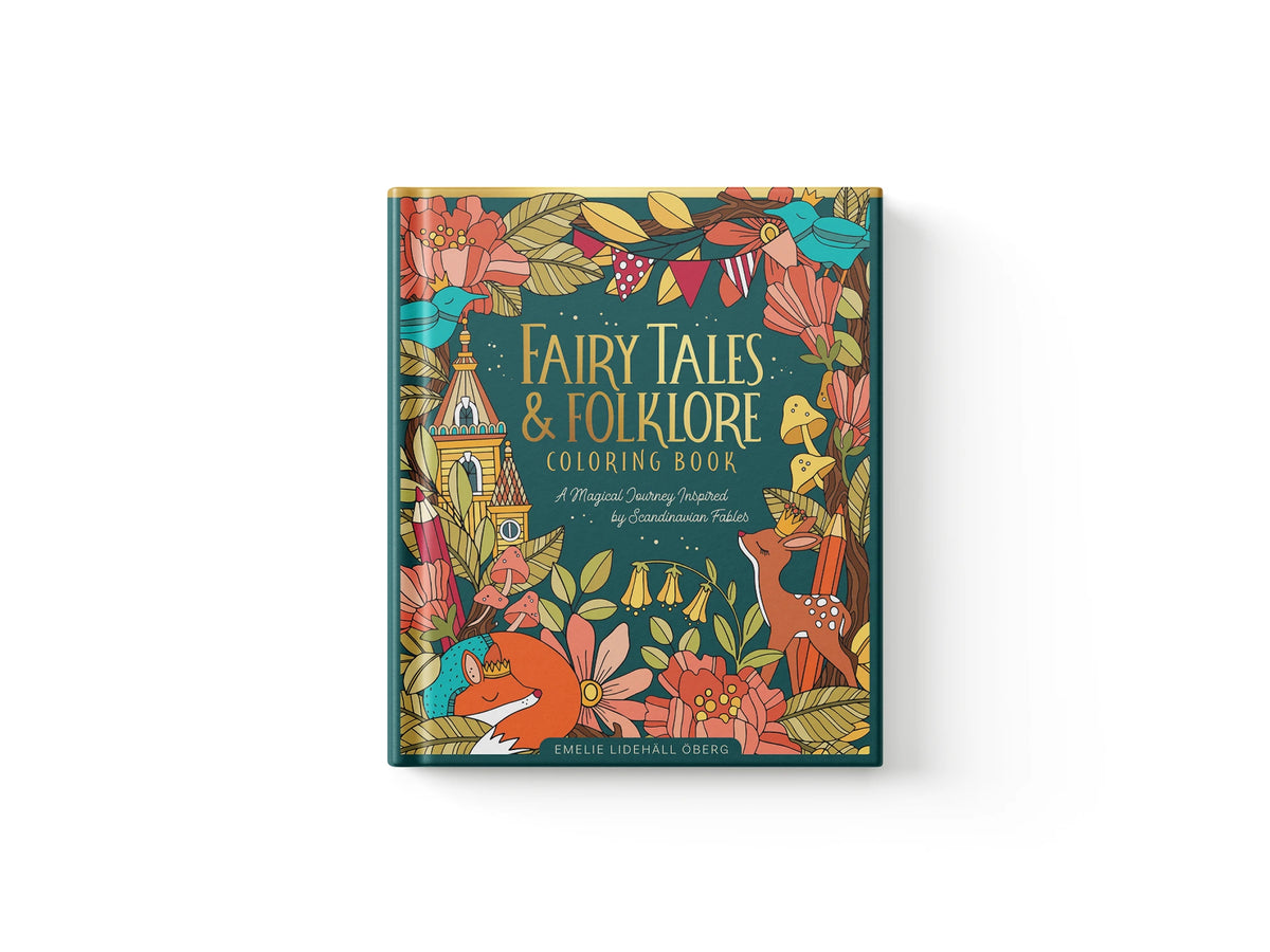 Fairy Tales & Folklore Coloring Book