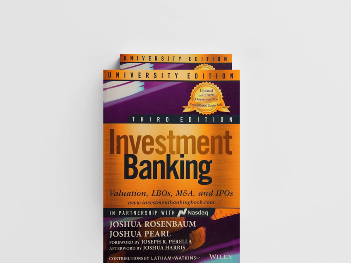 Investment Banking by Joshua Pearl; Joshua Rosenbaum; 9781119823377