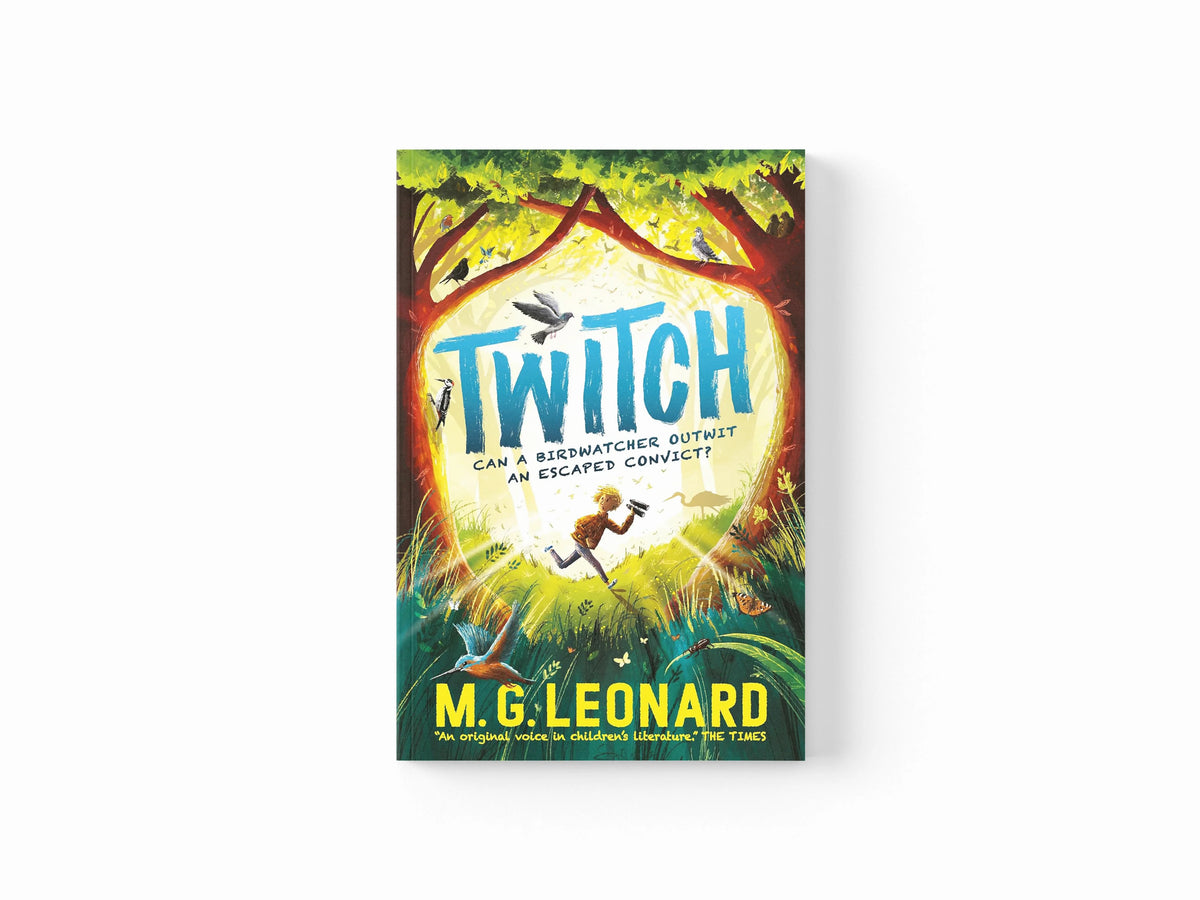 Twitch by M. G. Leonard; 9781406389371