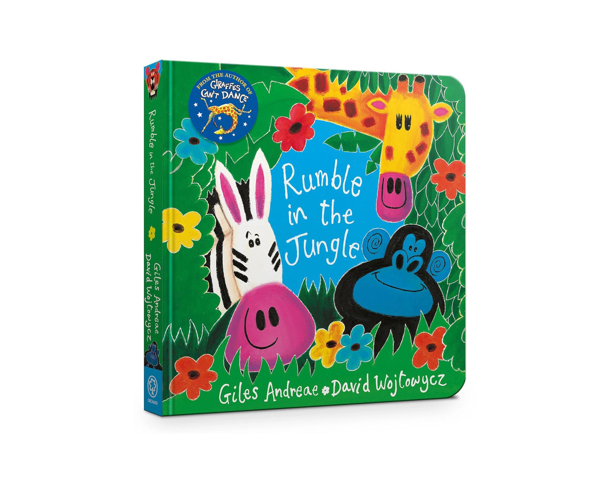 Rumble in the Jungle Board Book by Giles Andreae; 9781408352519