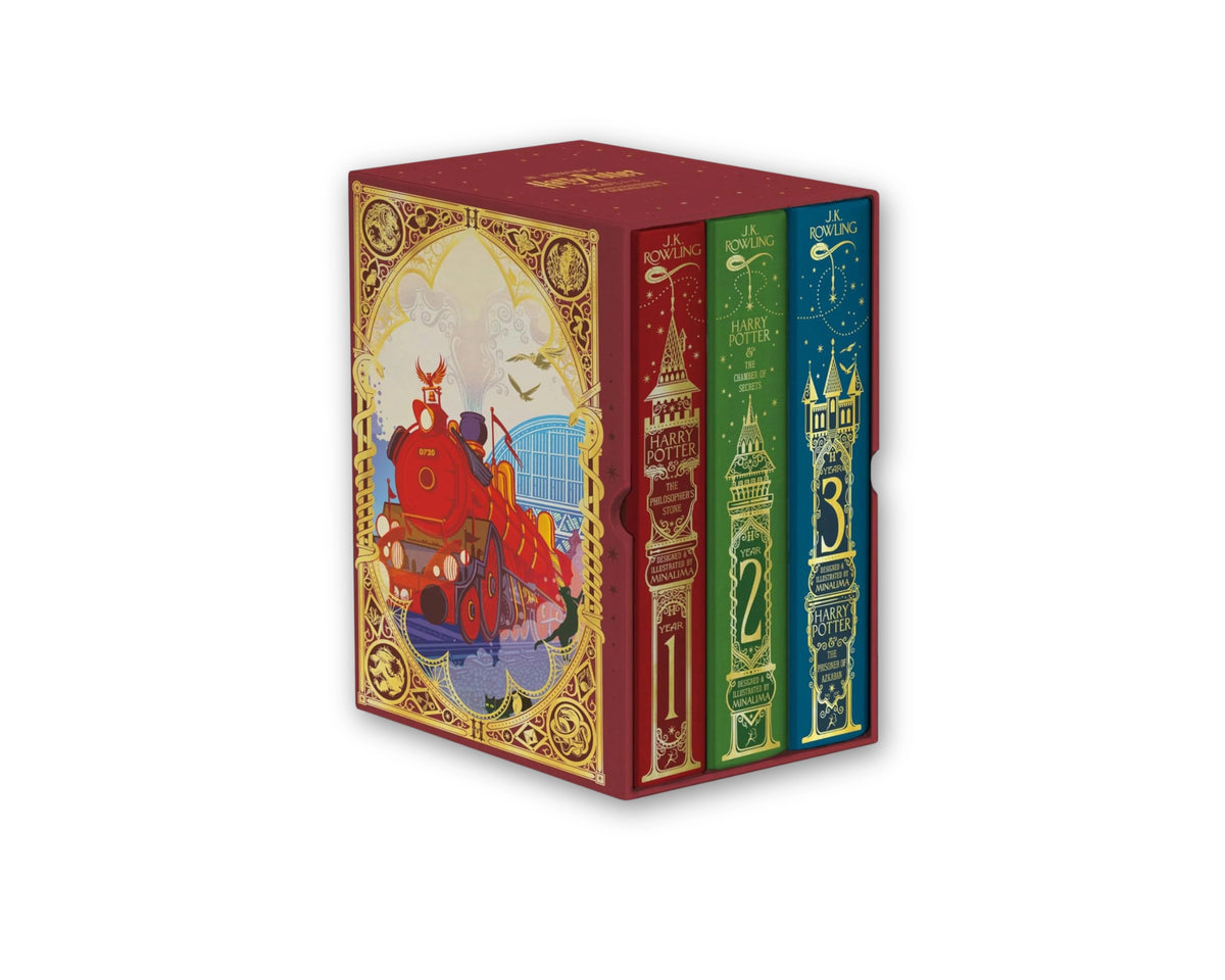 Harry Potter 1-3 Box Set: MinaLima Edition by Bloomsbury Publishing PLC; 9781526680068