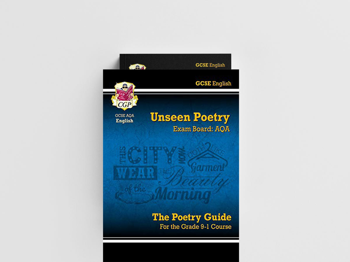 GCSE English AQA Unseen Poetry Guide - Book 1 includes Online Edition by CGP Books; 9781782943648