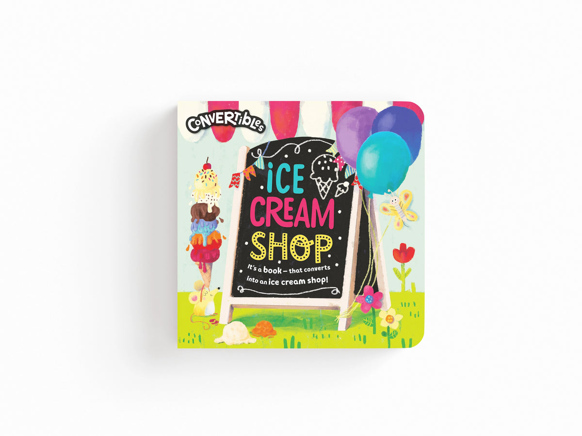 Convertible Ice Cream Shop - Great Value Sit In Ice Cream Shop, Interactive Playmat & Fun Storybook - Ages 2+ by Miles Kelly Publishing Ltd; 9781789897203