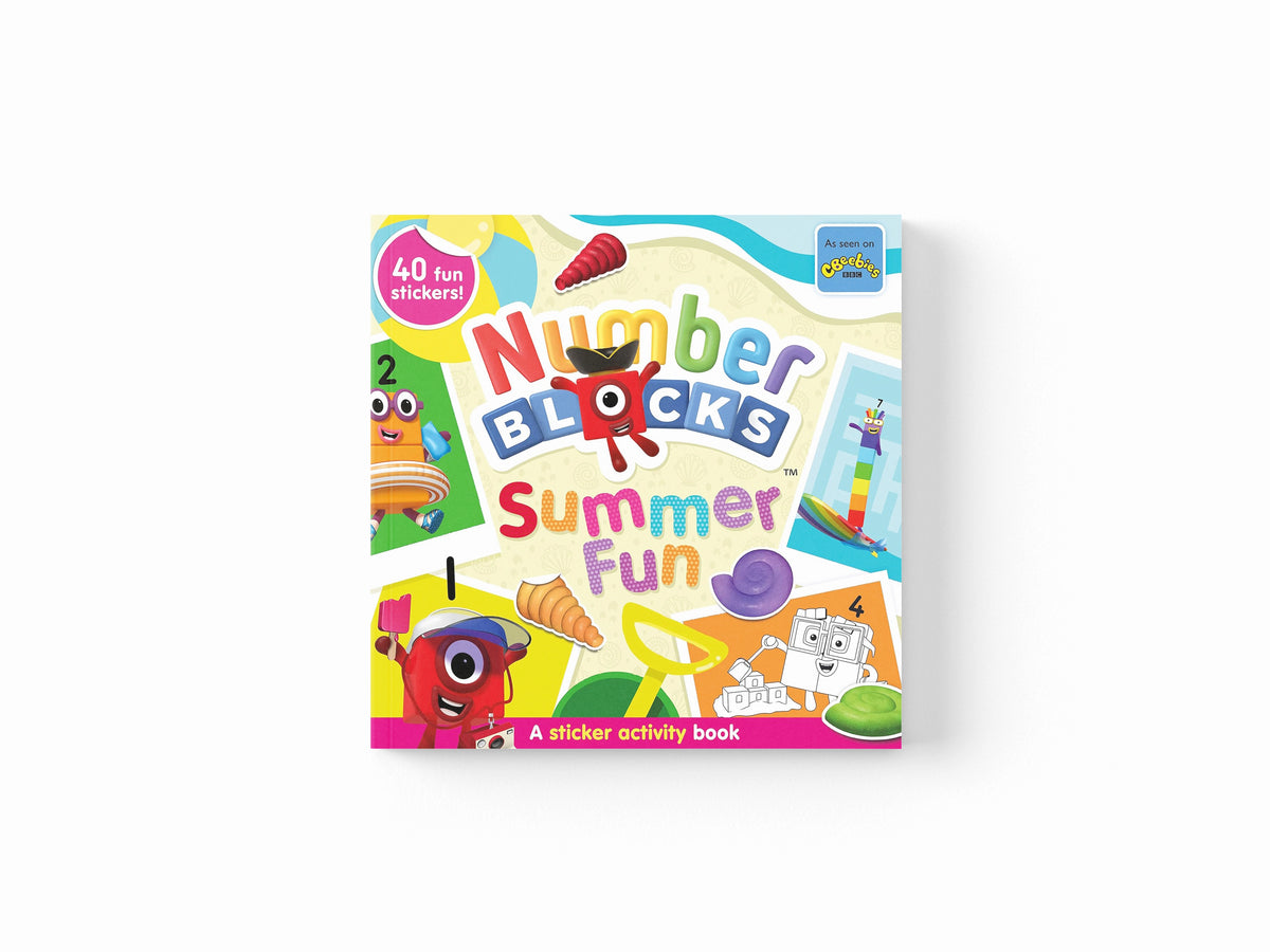 Numberblocks Summer Fun: A Sticker Activity Book - Quizzes, Puzzles, Fun Games - Ages 3-6 by Sweet Cherry Publishing; 9781802630749