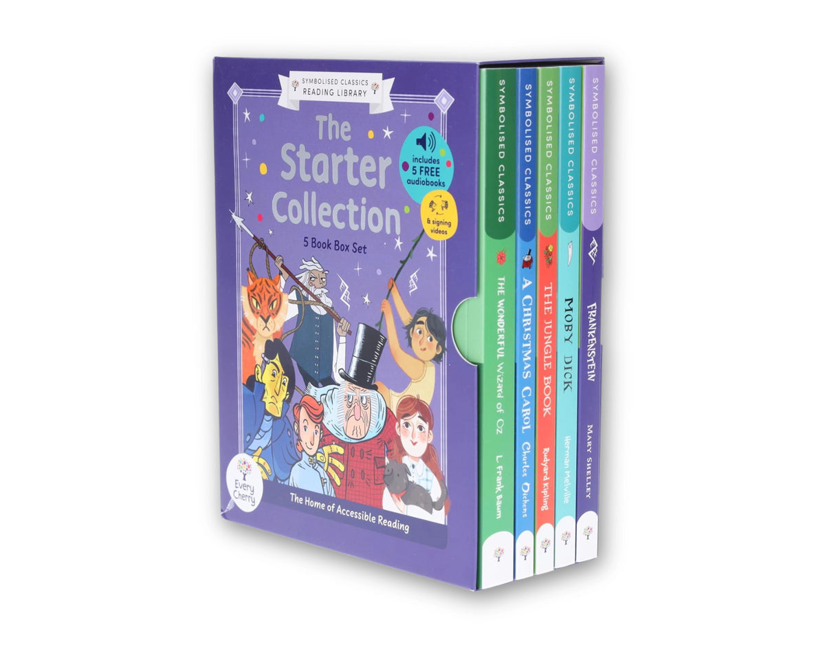 Symbolised Classics Reading Library: The Starter Collection 5 Books Boxed Set - Ages 7+ by Every Cherry Publishing; 9781802633405