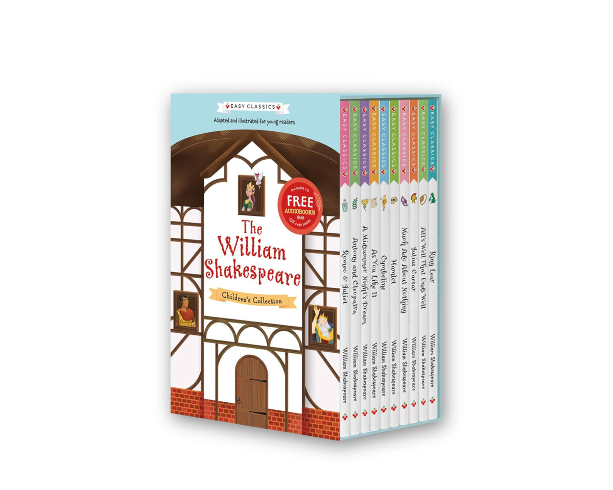 The William Shakespeare Easy Classic Children's Collection (Series 1) illustrated 10 Books Set - Ages 7-9 by Sweet Cherry Publishing; 9781802634532