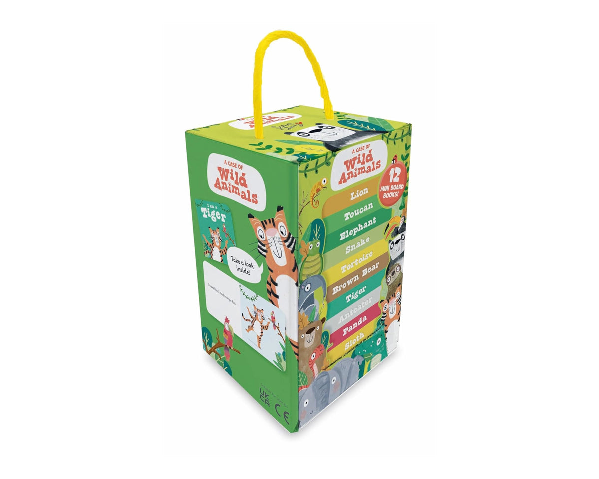 A Case of Wild Animals - 12 Books Collection Box Set - Ages 3-5 - Board Book by Sweet Cherry Publishing; 9781802635041