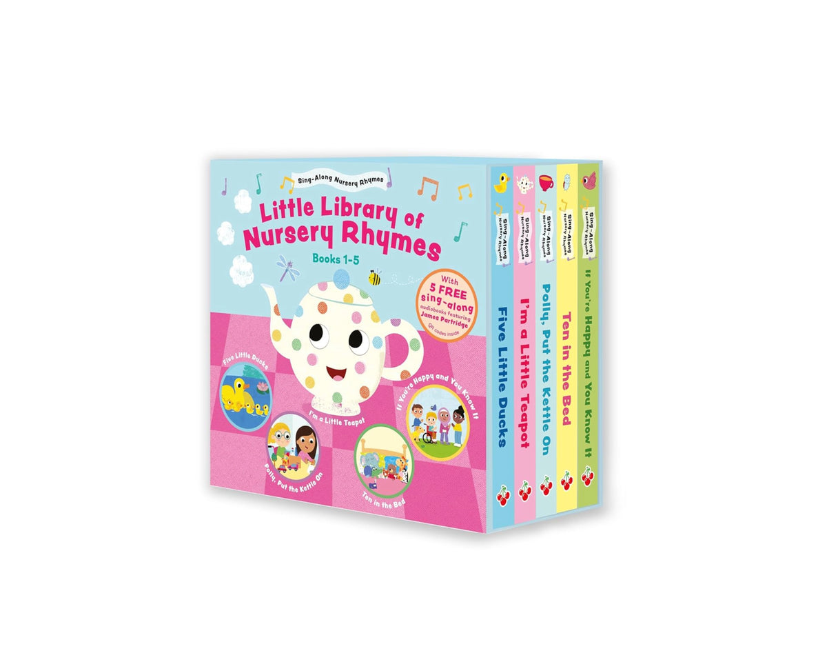Sing-Along Nursery Rhymes illustrated 5 Board Books Collection Box Set - Ages 3-6 by Sweet Cherry Publishing; 9781802635096