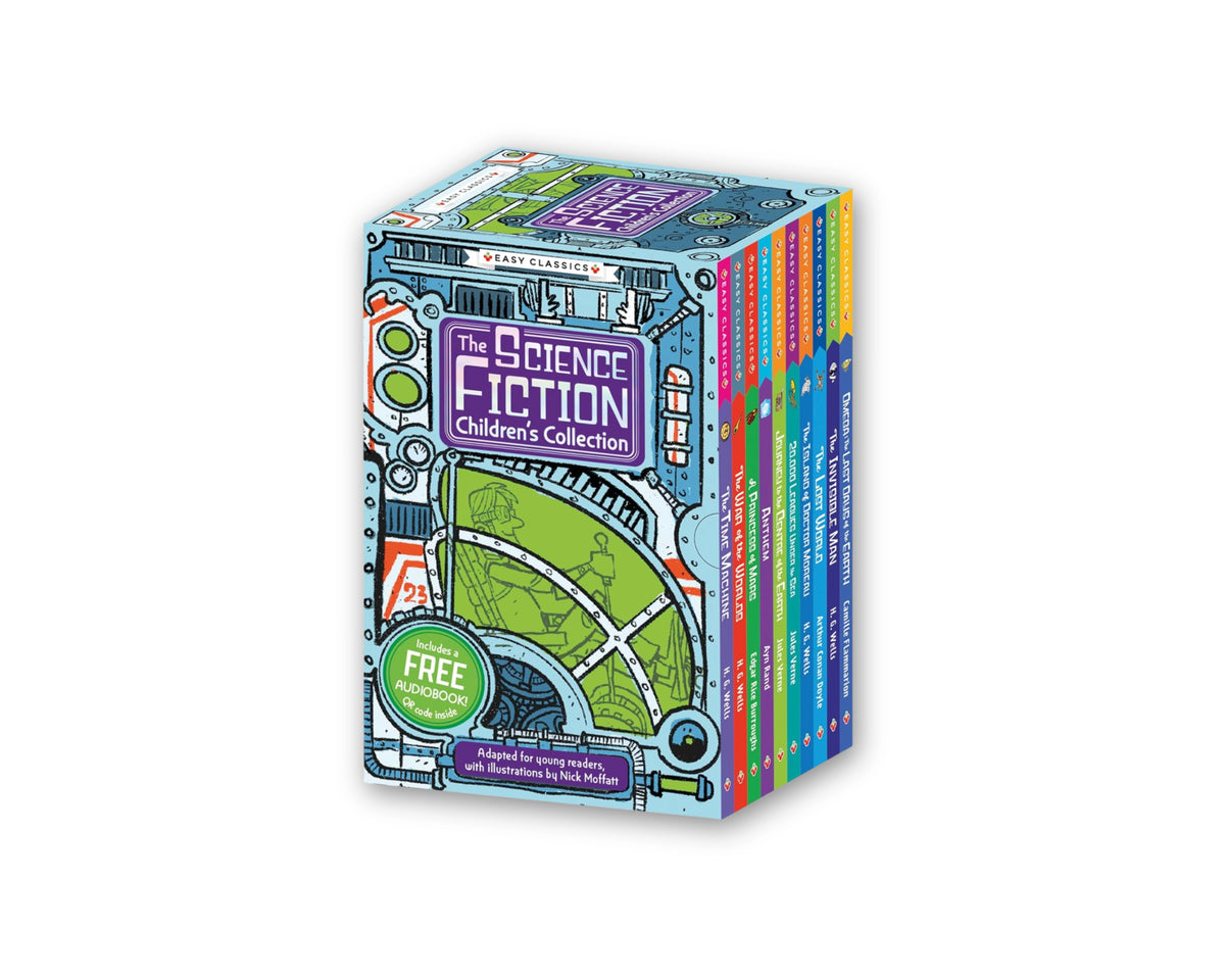 The Science Fiction Children's Classics Collection Illustrated 10 Book Box Set - Ages 7-9 by Sweet Cherry Publishing; 9781802635195