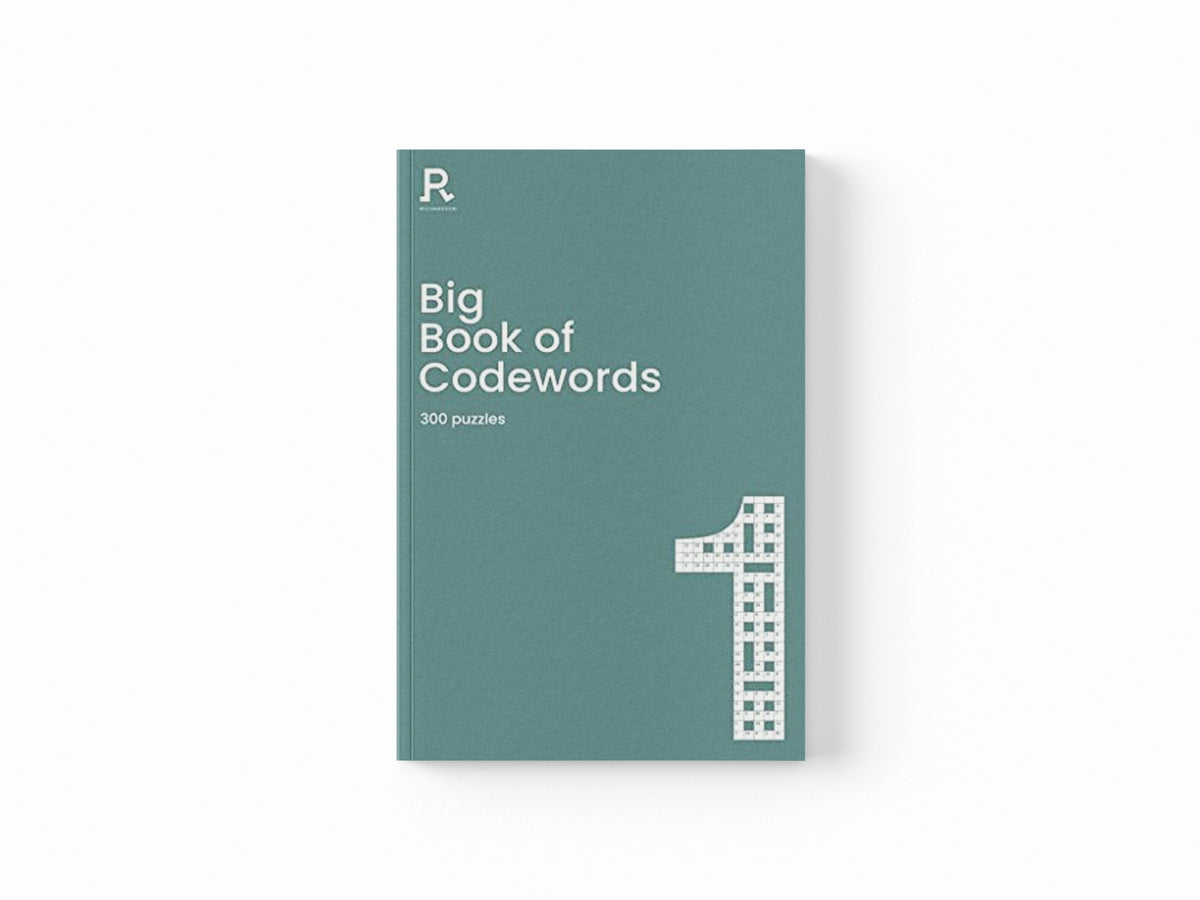 Big Book of Codewords Book 1 by Richardson Puzzles and Games; 9781913602079
