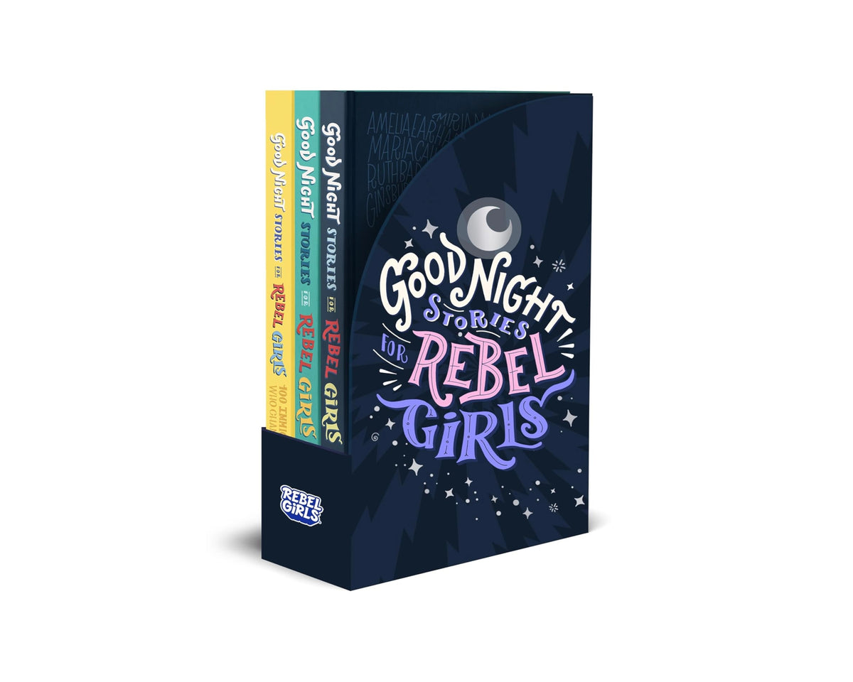 Good Night Stories for Rebel Girls 3-Book Gift Set by Rebel Girls Inc; 9781953424129
