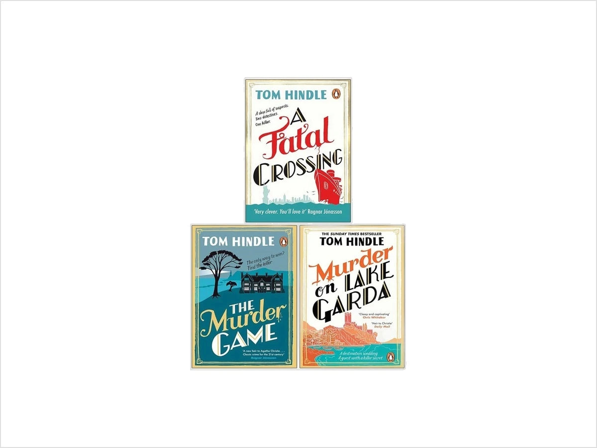 Tom Hindle Murder Mystery Collection (A Fatal Crossing, The Murder Game & Murder on Lake Garda) Collection - Ages 16+