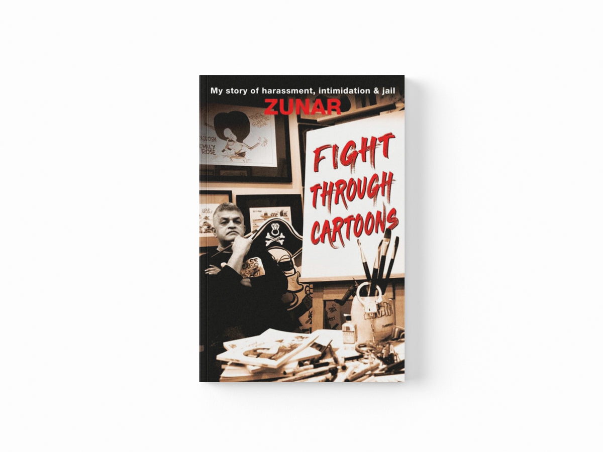 Fight Through Cartoons : My story of harassment, intimidation & jail